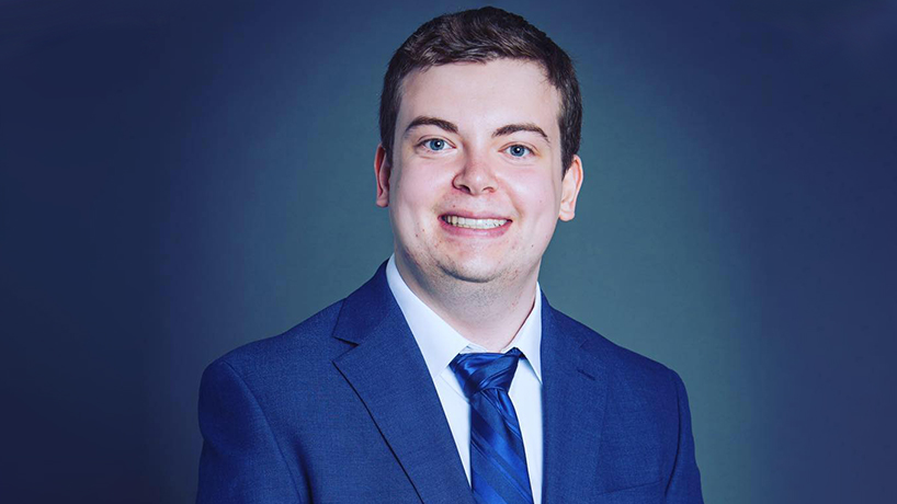BSEE grad Nick Barbeau’s time at UMSL was marked by his involvement with on-campus life both through Joint Engineering and the Honors College. He graduates this week with a job lined up at Burns & McDonnell. (Photo courtesy of Nick Barbeau)